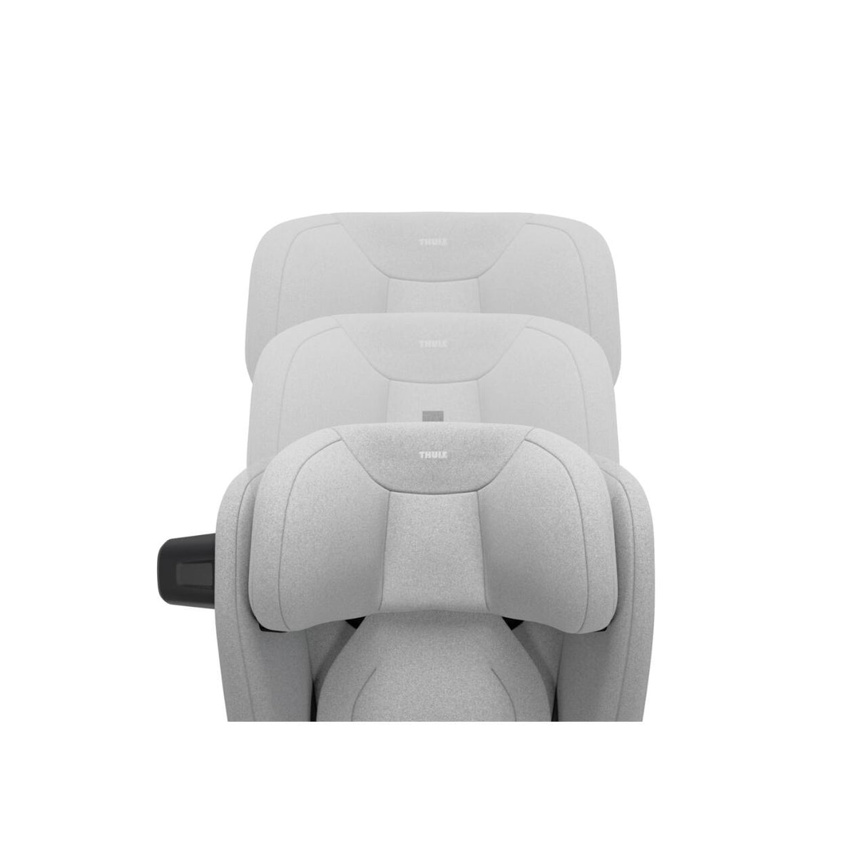 Scaun auto Thule Palm i-Size cu spatar inalt, pentru copii de 100-150 cm, Medium gray