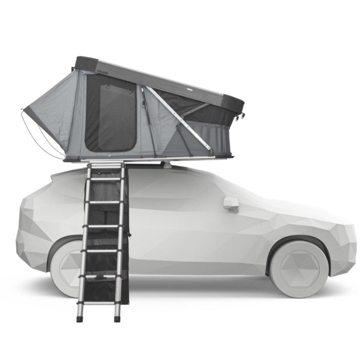Cort auto cu prindere pe plafon, Thule, Widesky, pentru 2 persoane, Ashland Grey