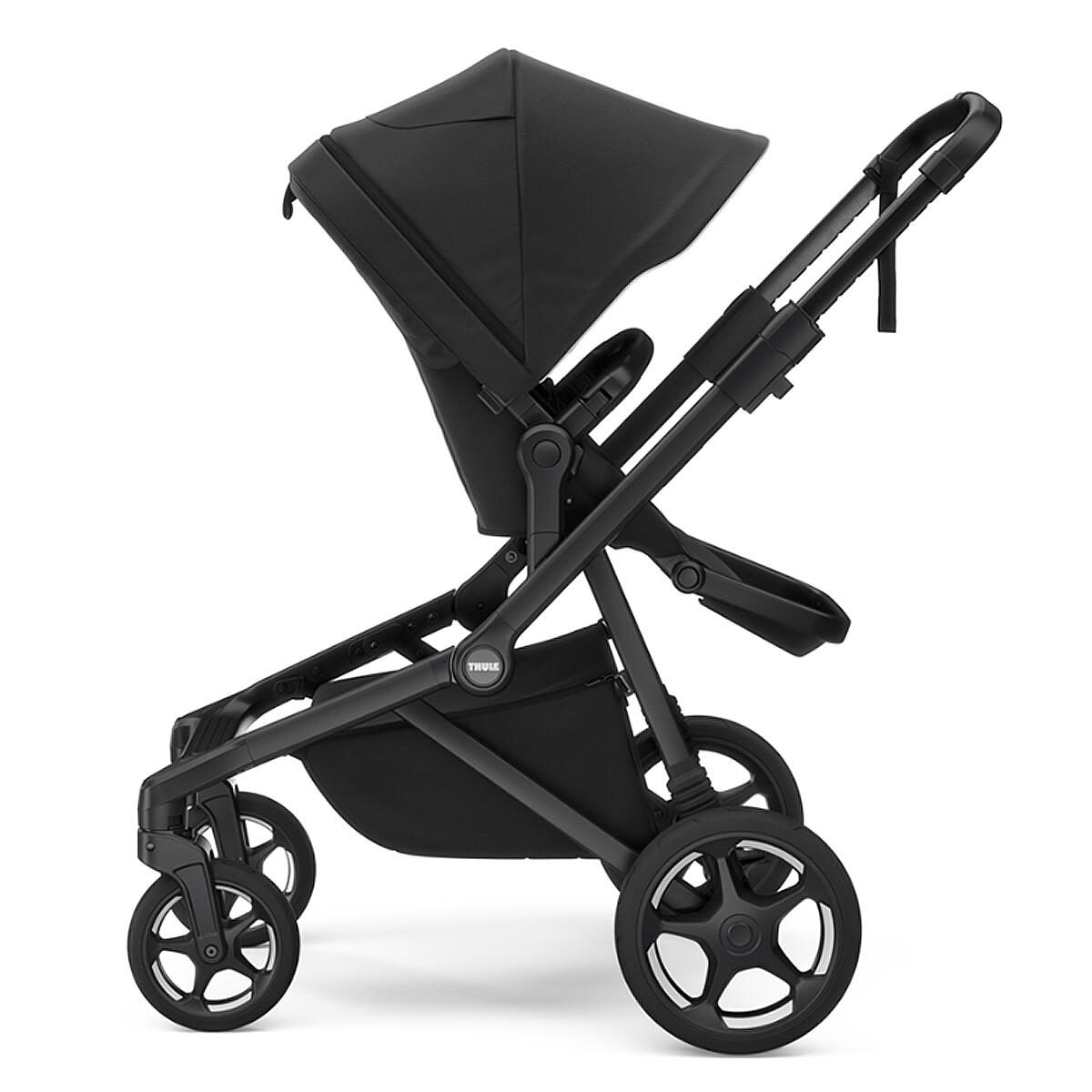 Set Carucior Thule Sleek 2 + Landou, Black