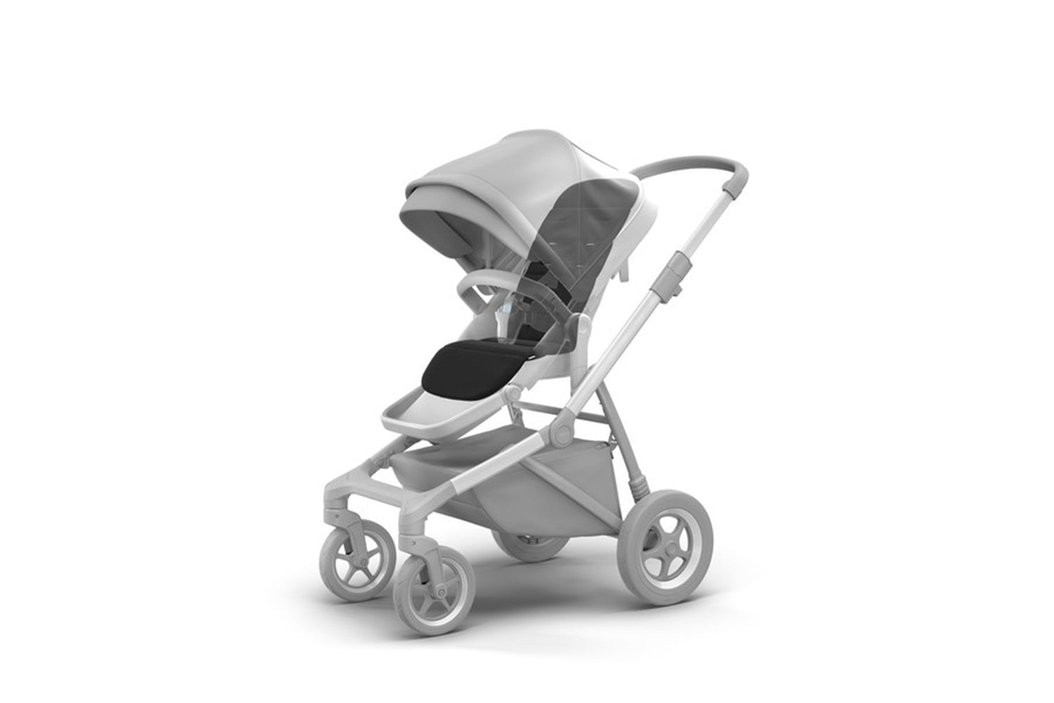 Accesoriu Thule  Seat Liner - captuseala pentru scaun carucior Thule Sleek si Thule Spring - Mignight Black