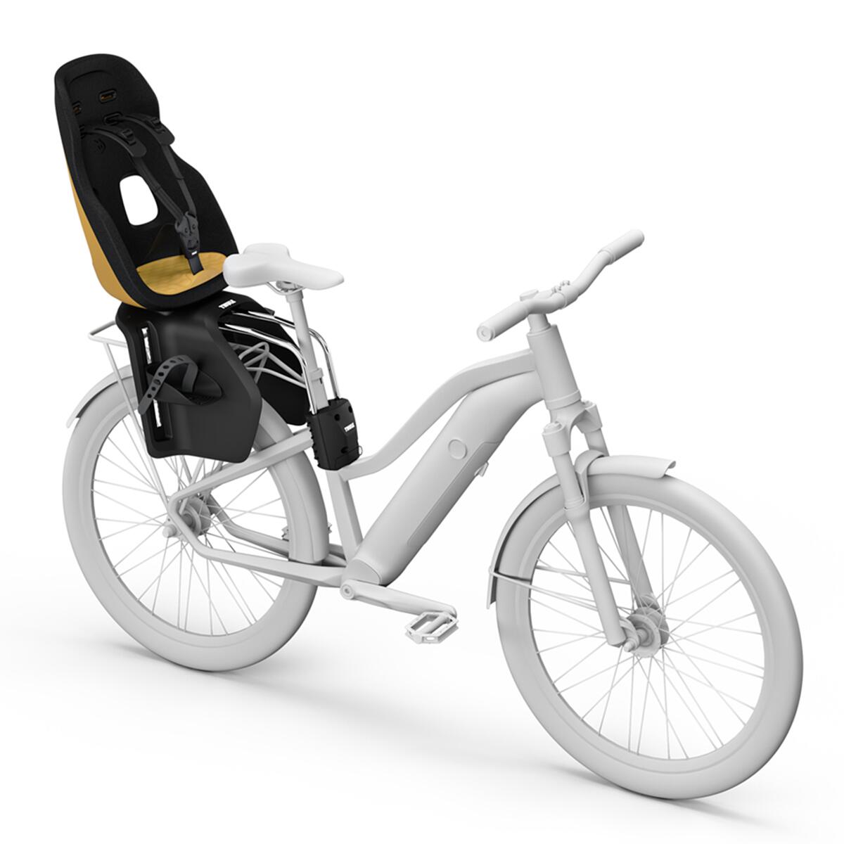 Scaun pentru copii cu montare pe bicicleta in spate - Thule Yepp Nexxt 2 Maxi Frame mounted Burnished Yellow