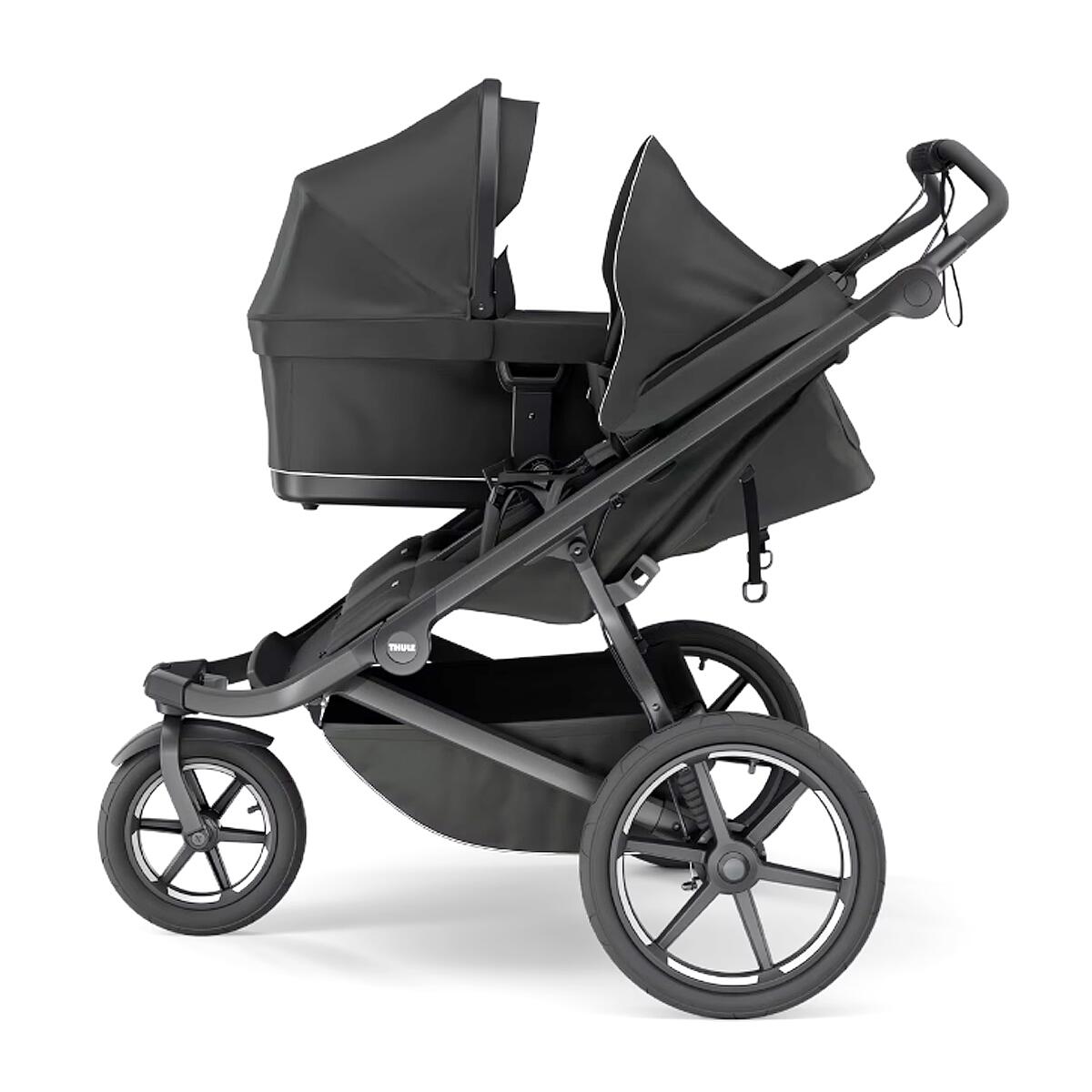Thule Bassinet - Landou copii 0-6 luni, Dark Slate