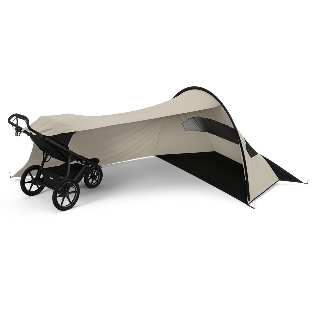 Accesoriu Thule Sun and Wind Tarp - protectie pentru soare și vânt compatibila cu Thule Chariot si Urban Glide, Beige