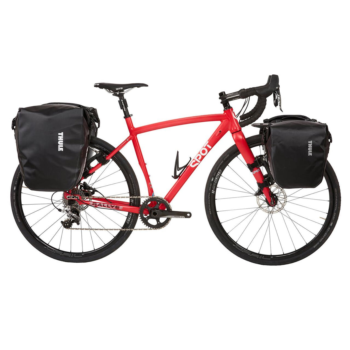 Set 2 Genti pentru bicicleta, Thule, Shield Pannier, 13L, Black