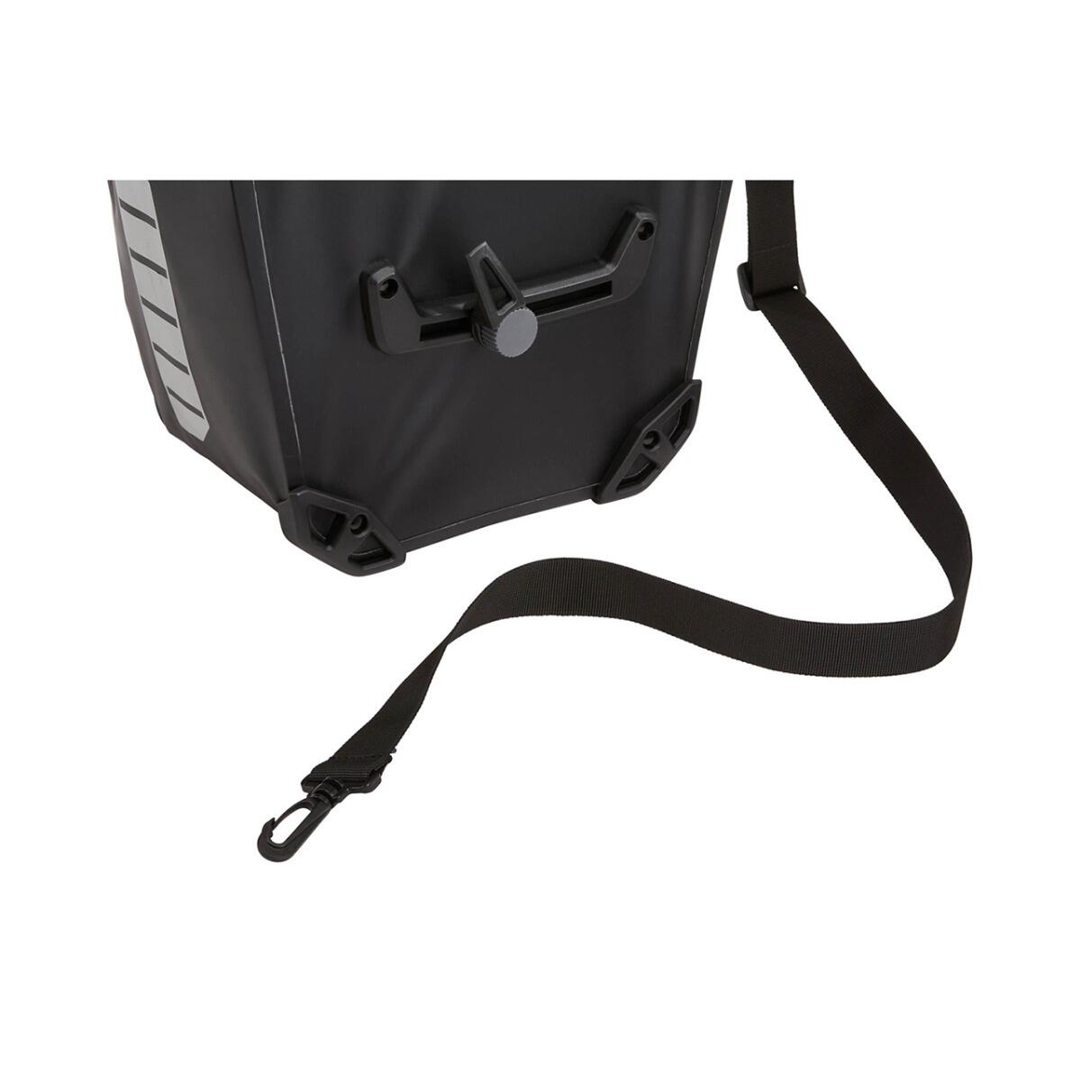 Set de 2 Genti pentru bicicleta, Thule, Shield Pannier, 25L, Black