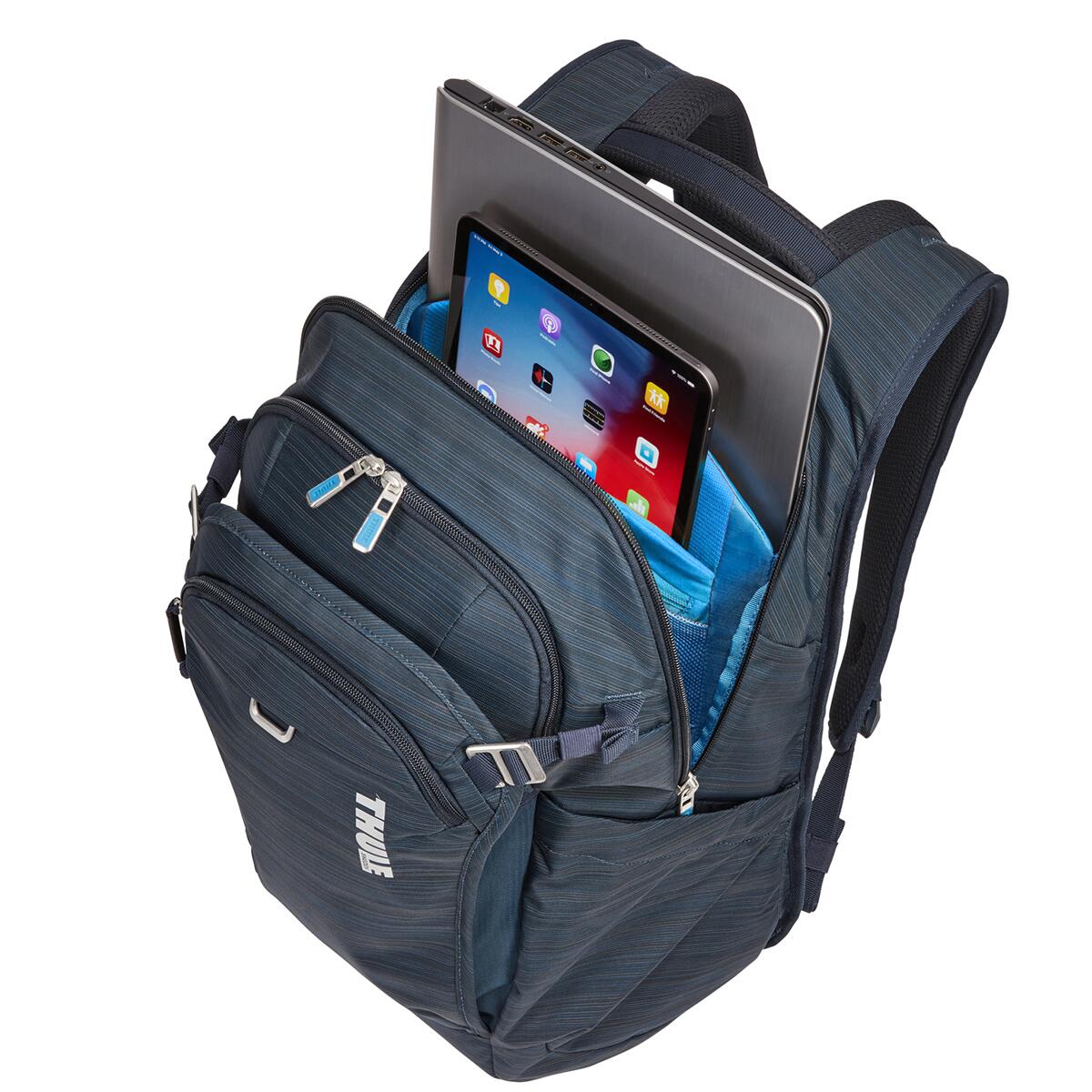 Rucsac urban cu compartiment laptop, Thule, Construct, 24L, Carbon Blue, model 2026