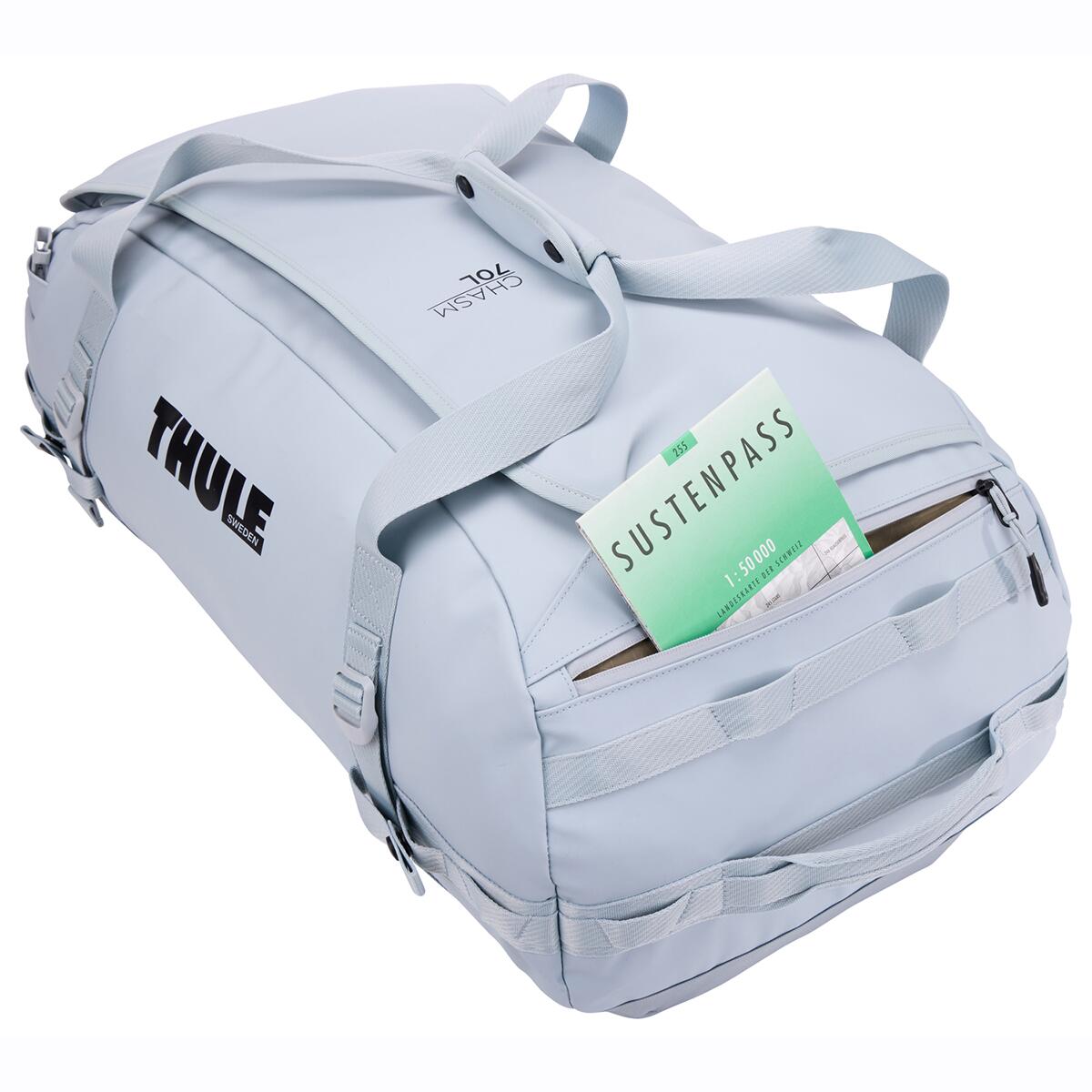 Geanta voiaj duffel, Thule, Chasm, 70L, Soft Blue