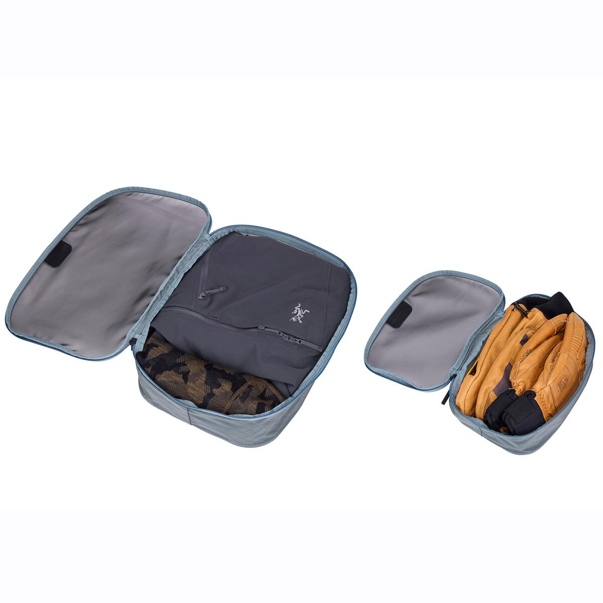 Set saculeti de depozitare Thule Packing Cube mediu + mic, Pond Grey