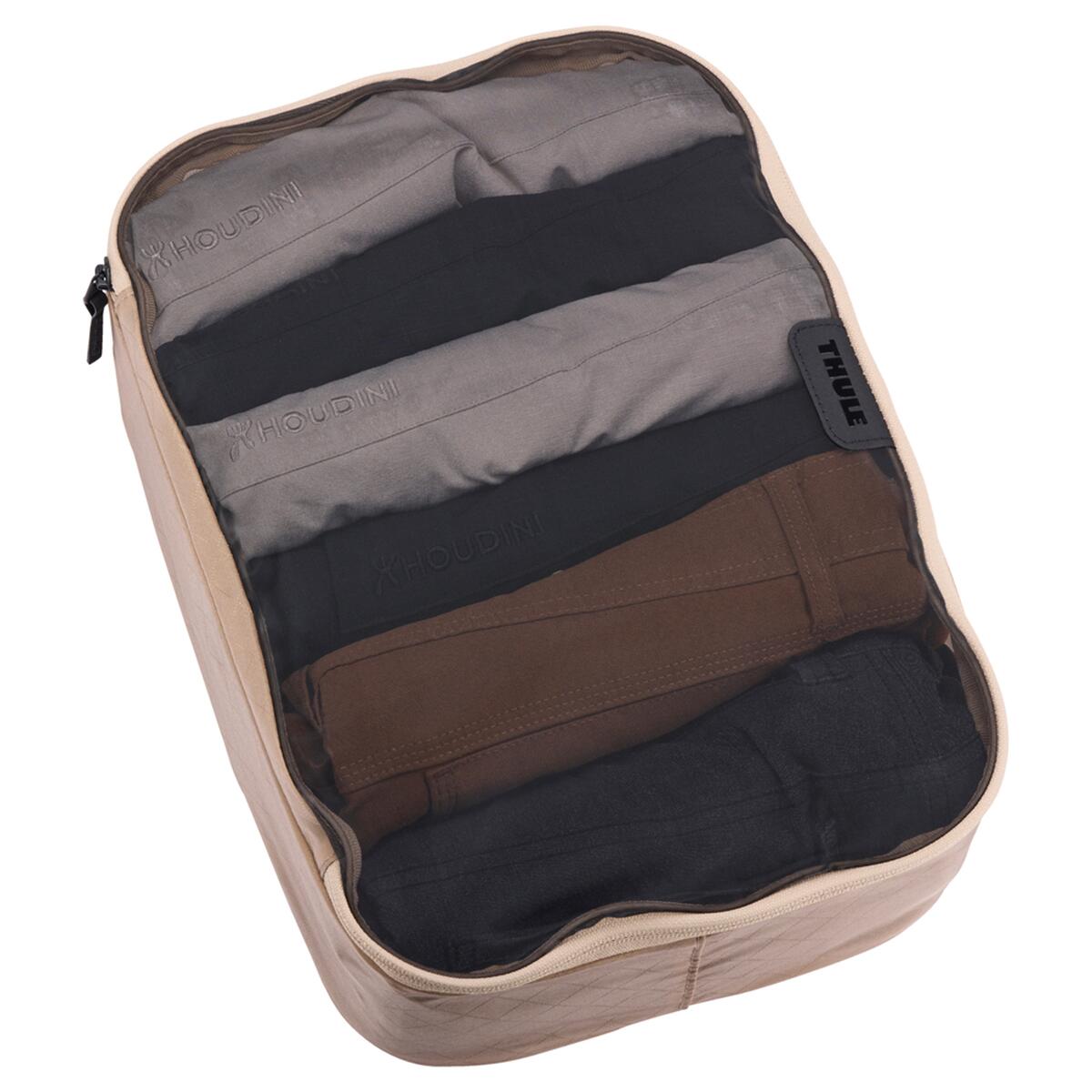 Set saculeti de depozitare Thule Packing Cube mediu + mic, Gentle Beige