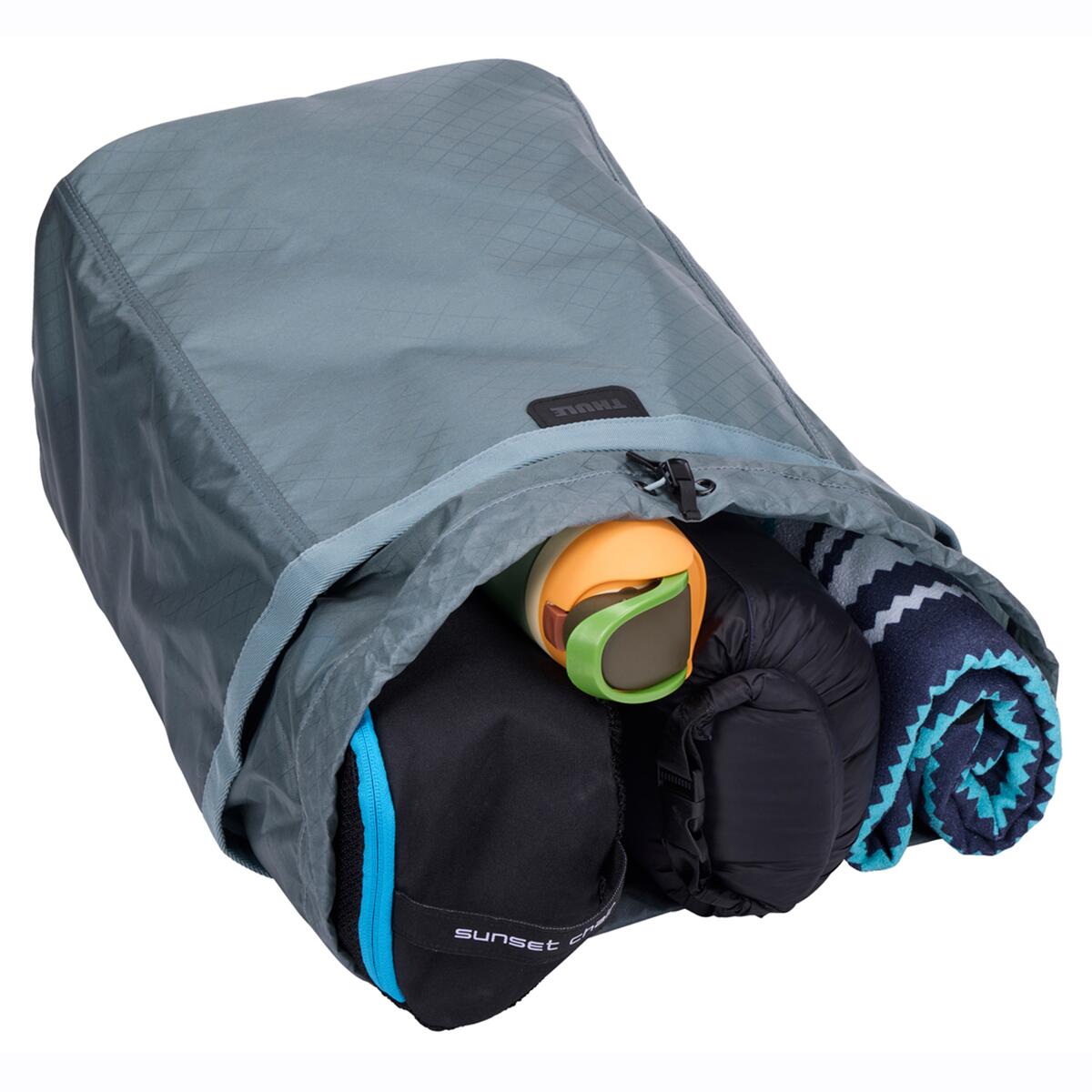Saculet de rufe pliabil - Thule packable laundry bag, Pond Gray