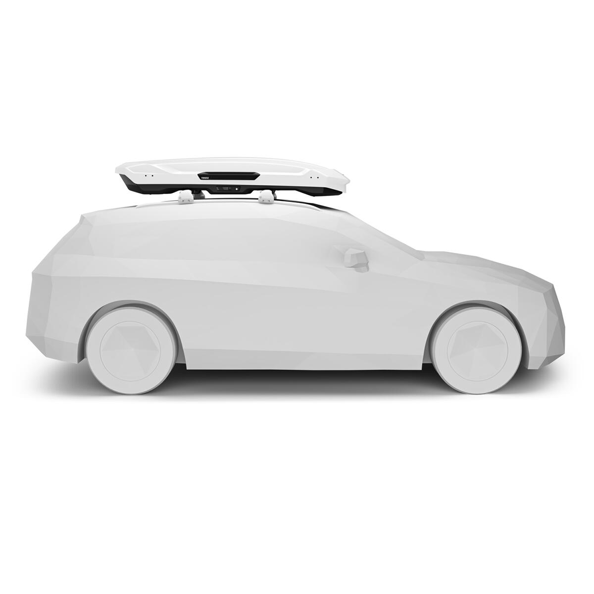 Cutie portbagaj Thule Motion 3 XL Low, White Glossy