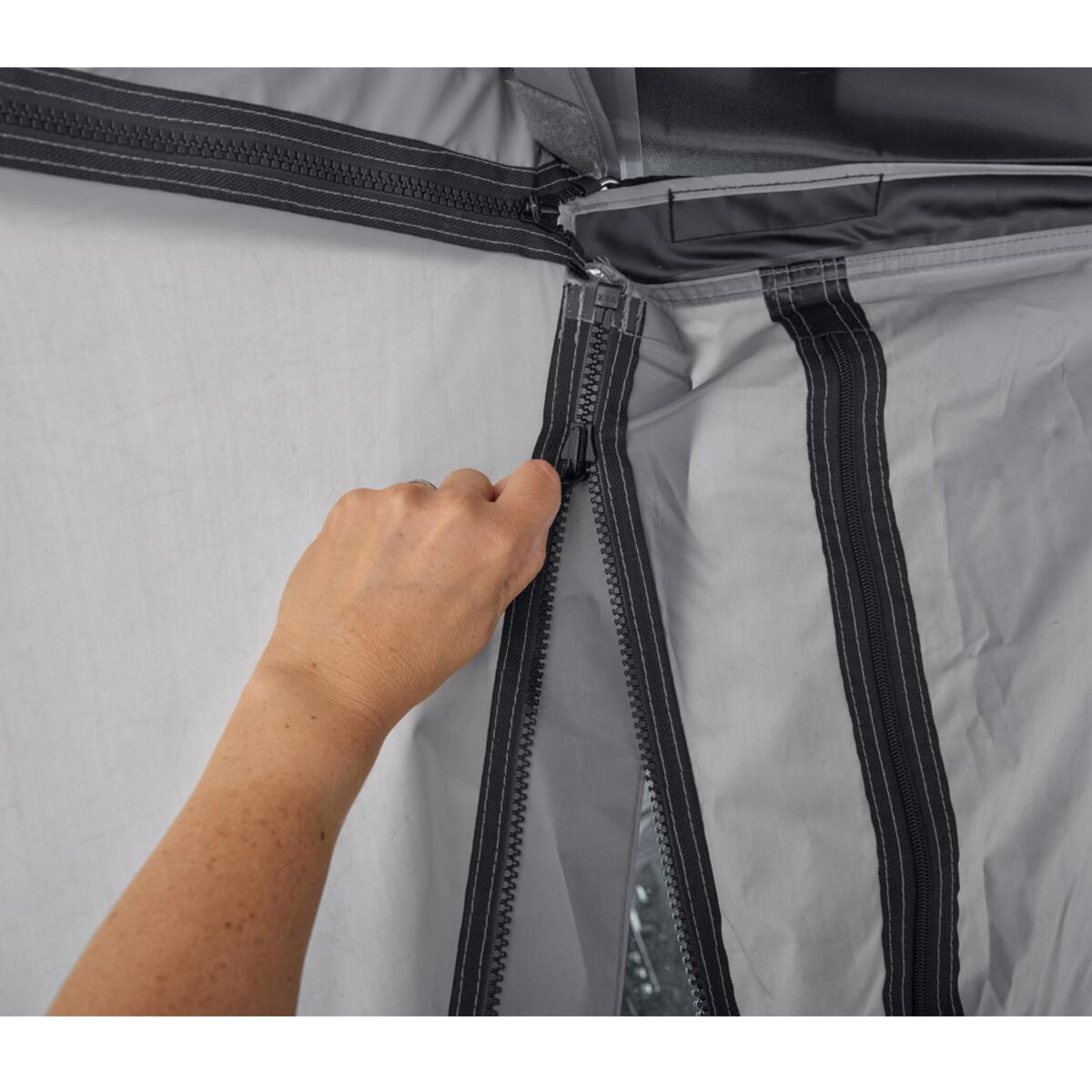 Cort auto cu prindere pe plafon, Thule, Approach 2 L, pentru 4 persoane, Grey