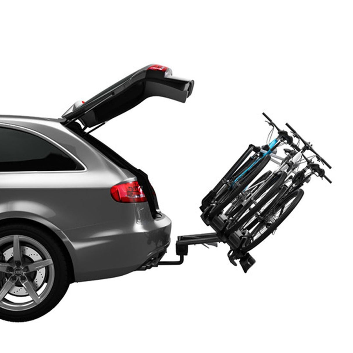 Suport 3(4) biciclete Thule VeloCompact 926 cu prindere pe carligul de remorcare + adaptorul TA9261
