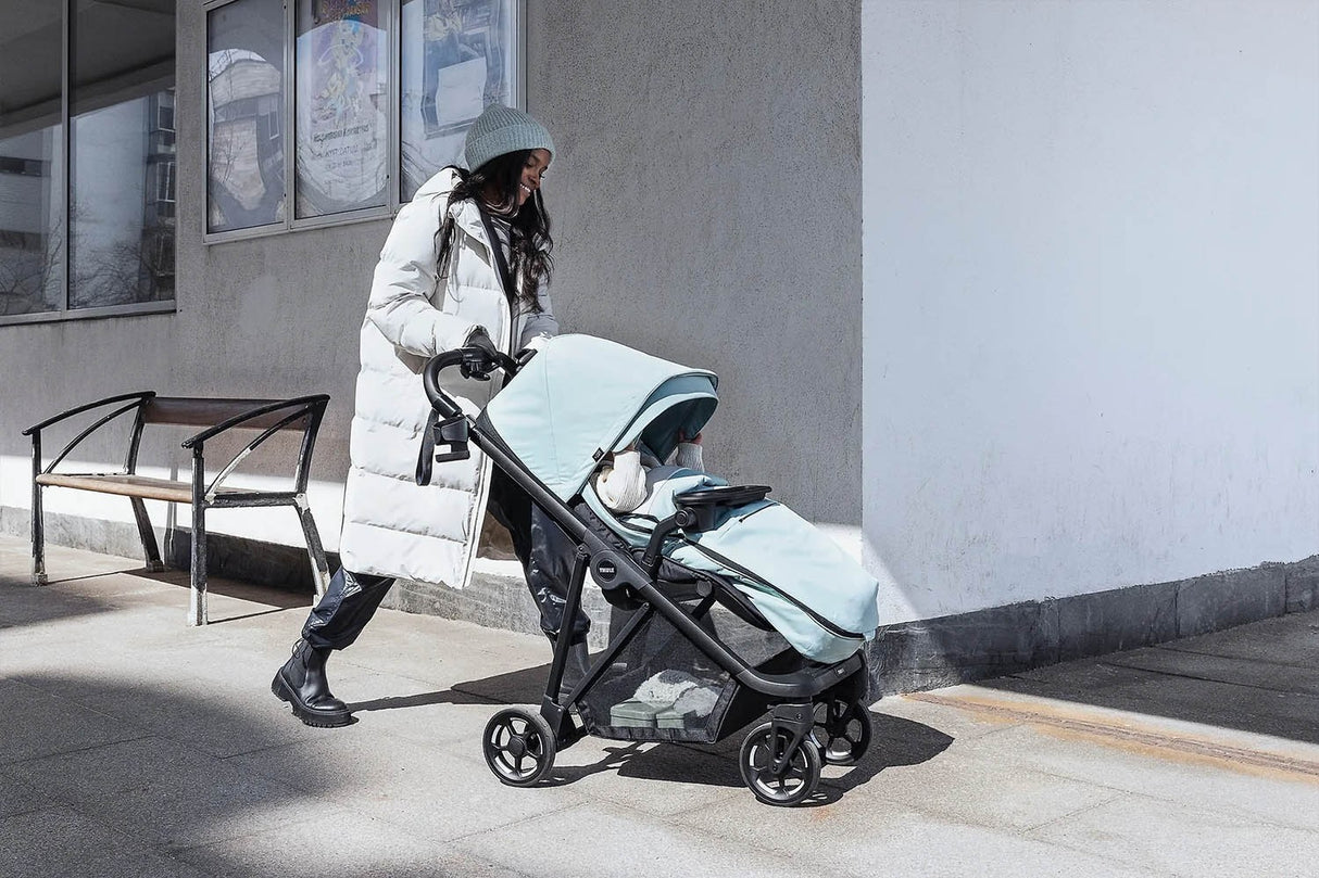 Thule Footmuff - Sac de dormit pentru copil, Grey Melange