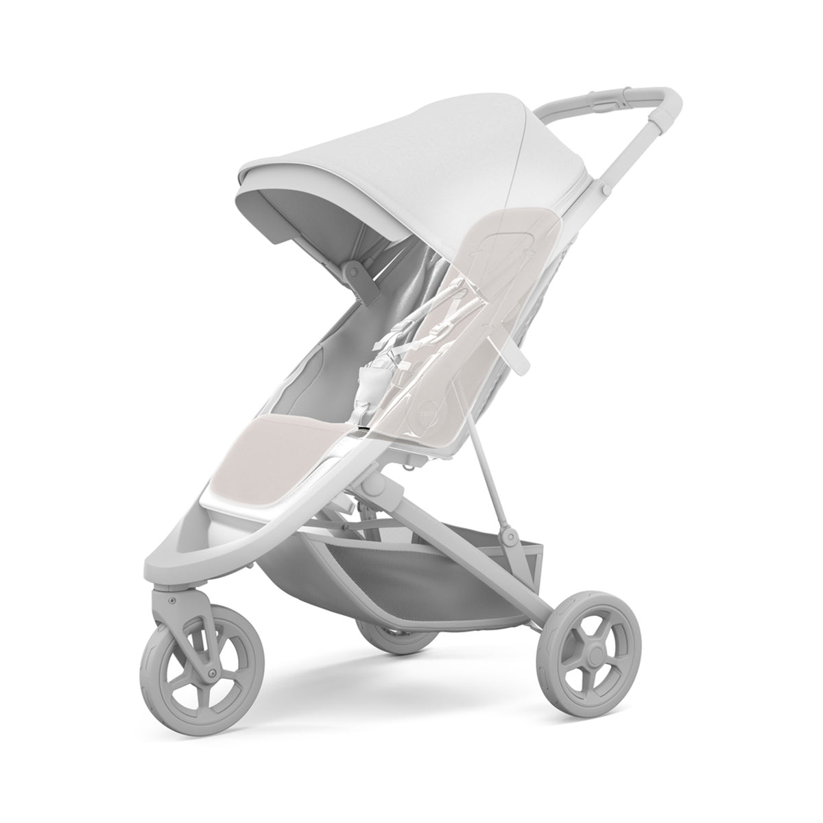 Husa Thule Summer Soft Gray pentru scaun carucior copii