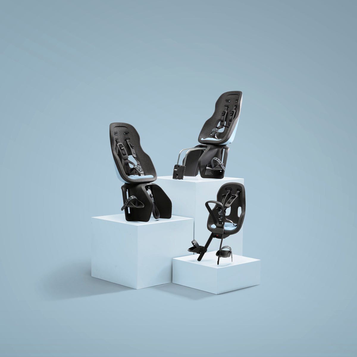 Scaun pentru copii, cu montare pe bicicleta in fata - Thule Yepp Nexxt 2 Mini Aquamarine Blue