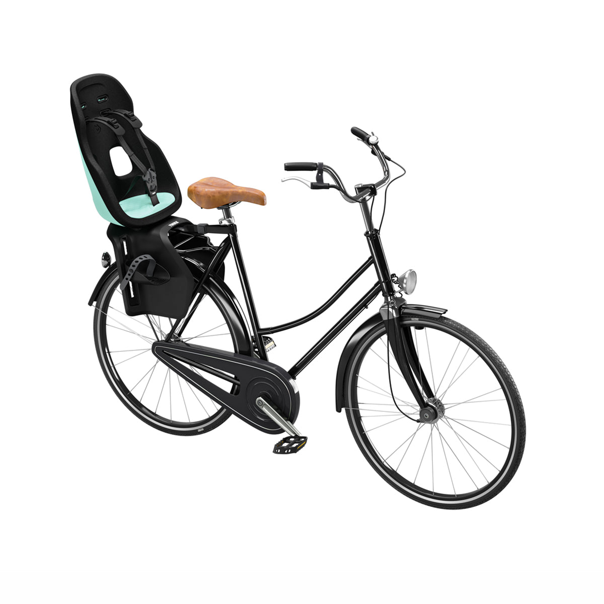 Scaun pentru copii, cu montare pe bicicleta in spate - Thule Yepp Nexxt 2 Maxi Rack mounted, Mint Green