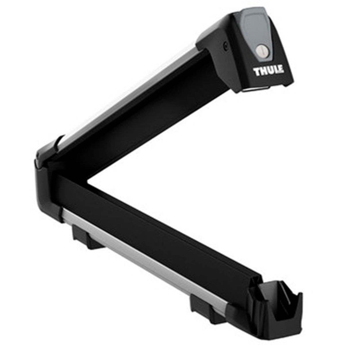 Suport 2 perechi schiuri Thule SnowPack 7322 cu prindere pe bare transversale aluminiu cu profil T