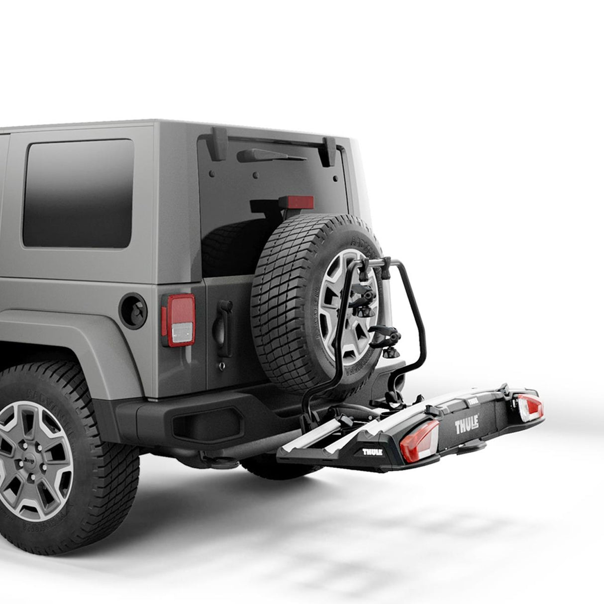 Adaptor 9394 pentru montarea Thule VeloSpace XT 3 pe autoturismele cu roata de rezerva exterioara.