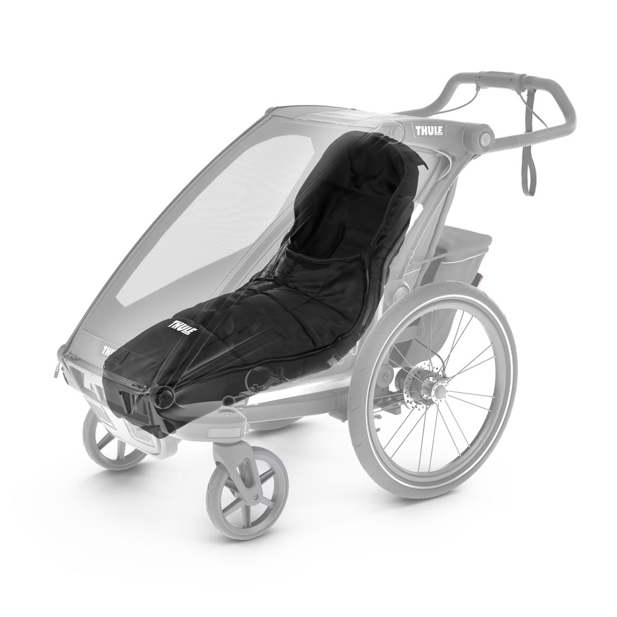 Thule Footmuff Sport - Sac de dormit pentru copil, culoare Black