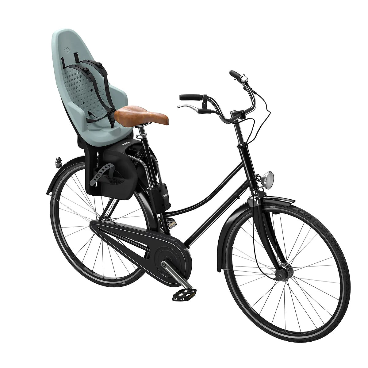 Scaun pentru copii, cu montare pe bicicleta in spate - Thule Yepp 2 Maxi Frame mounted, Alaska Blue