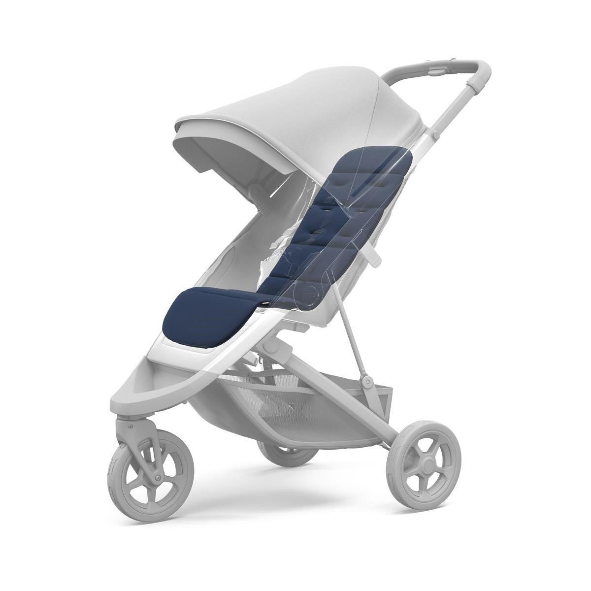 Accesoriu Thule  Seat Liner - captuseala pentru scaun carucior Thule Sleek si Thule Spring - Majolica Blue