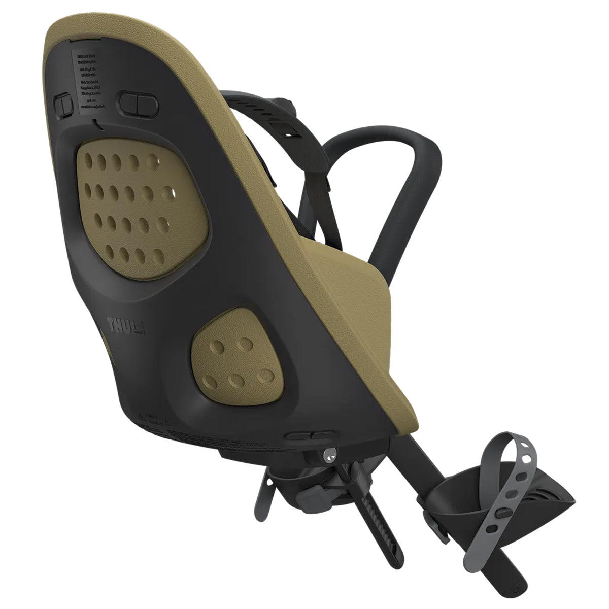 Scaun pentru copii, Thule Yepp 2 Mini Fennel Tan Front mounted, cu montare pe bicicleta in fata
