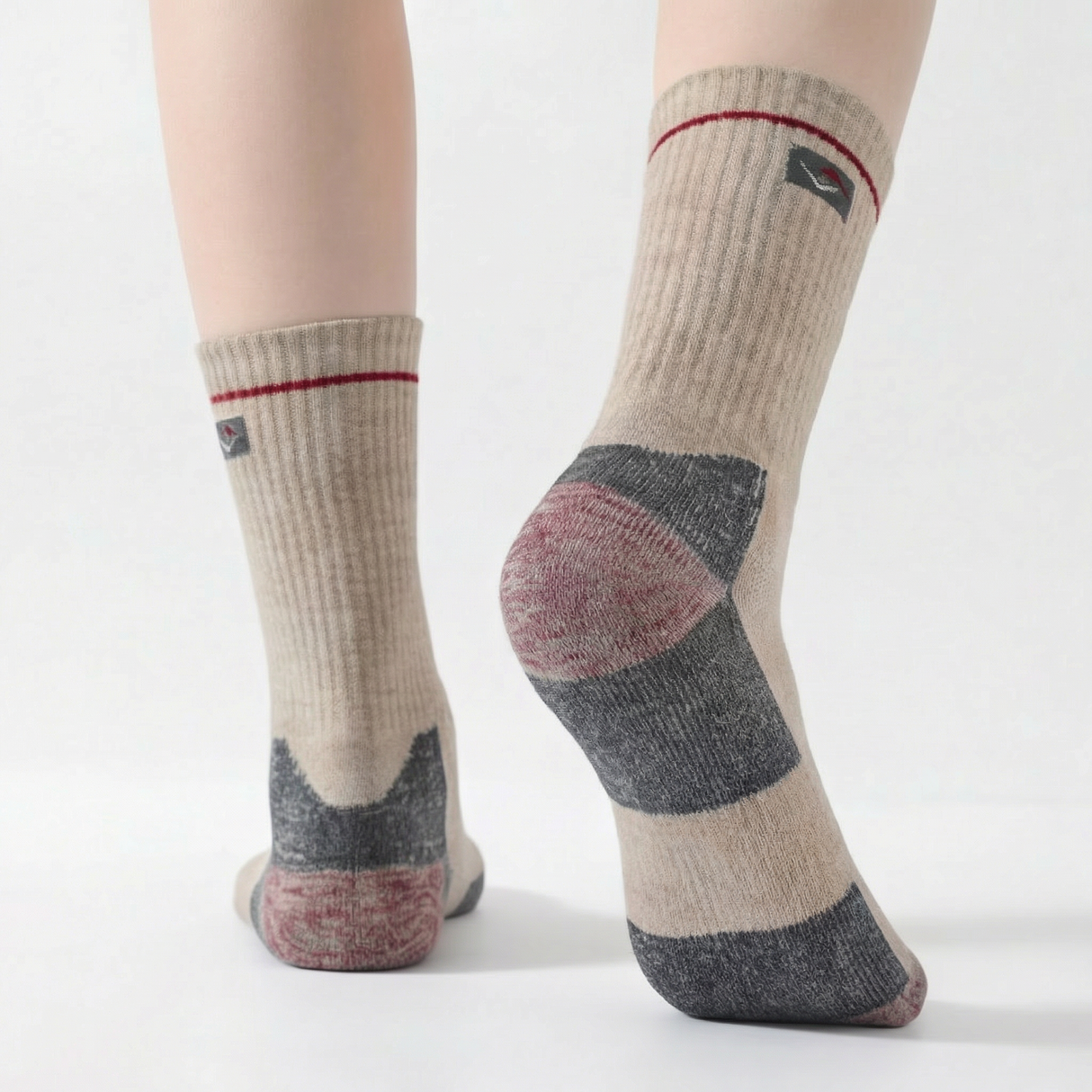 Șosete Termice pentru Ski si Drumetii, 92% Lana Merino, Groase, Respirabile și Uscare Rapidă, Unisex