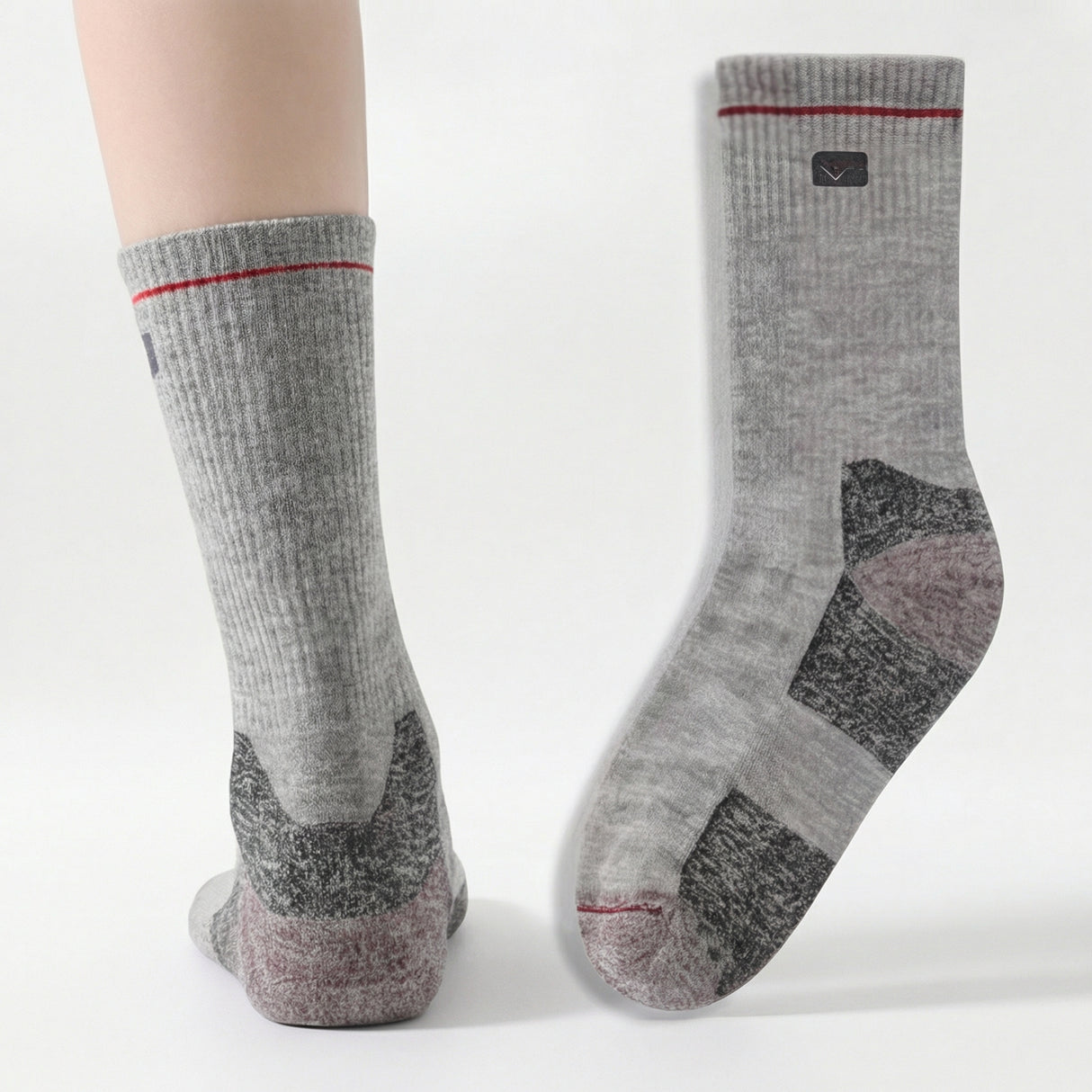 Șosete Termice pentru Ski si Drumetii, 92% Lana Merino, Groase, Respirabile și Uscare Rapidă, Unisex