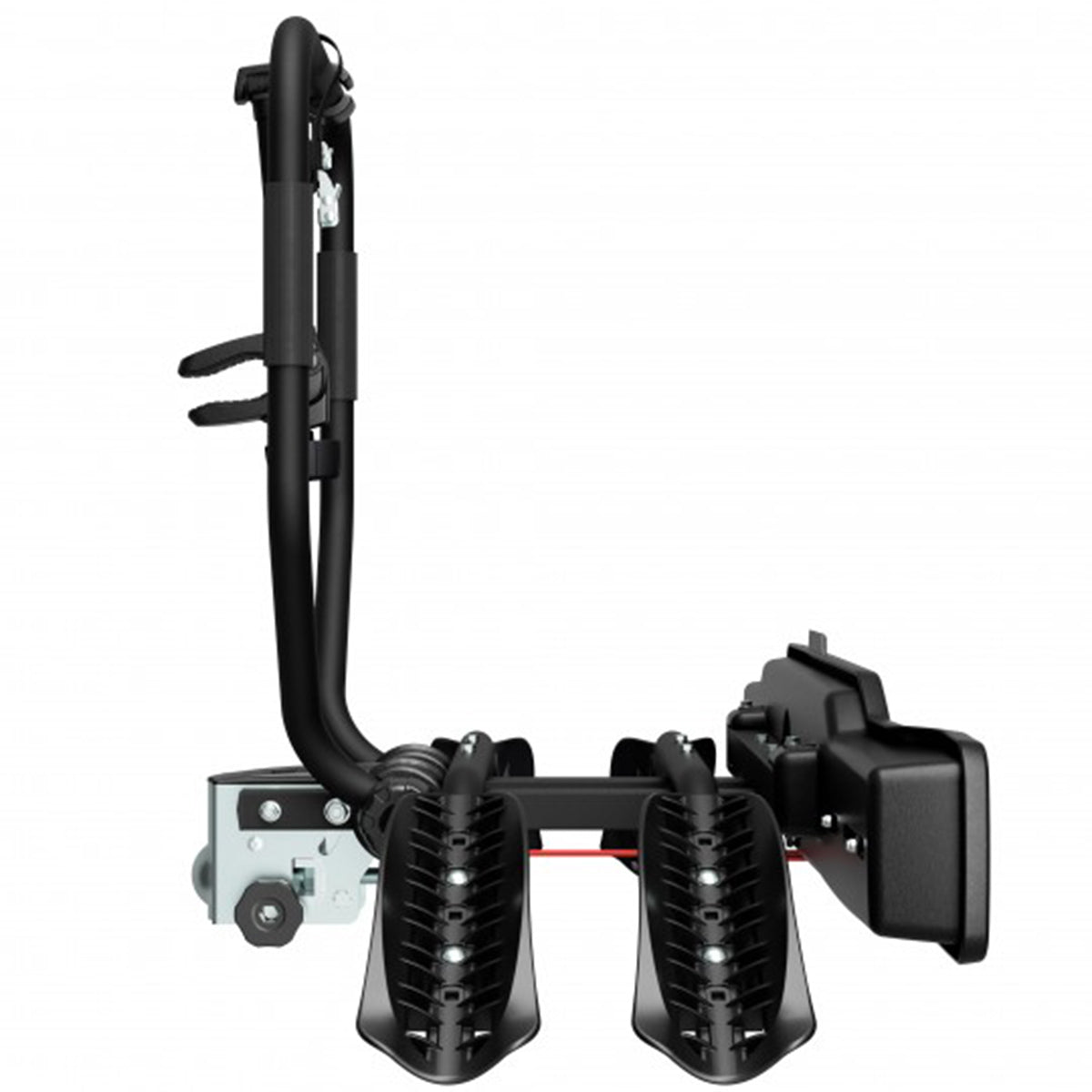 Suport 2 biciclete Peruzzo Siena 668N cu prindere pe carligul de remorcare, Negru