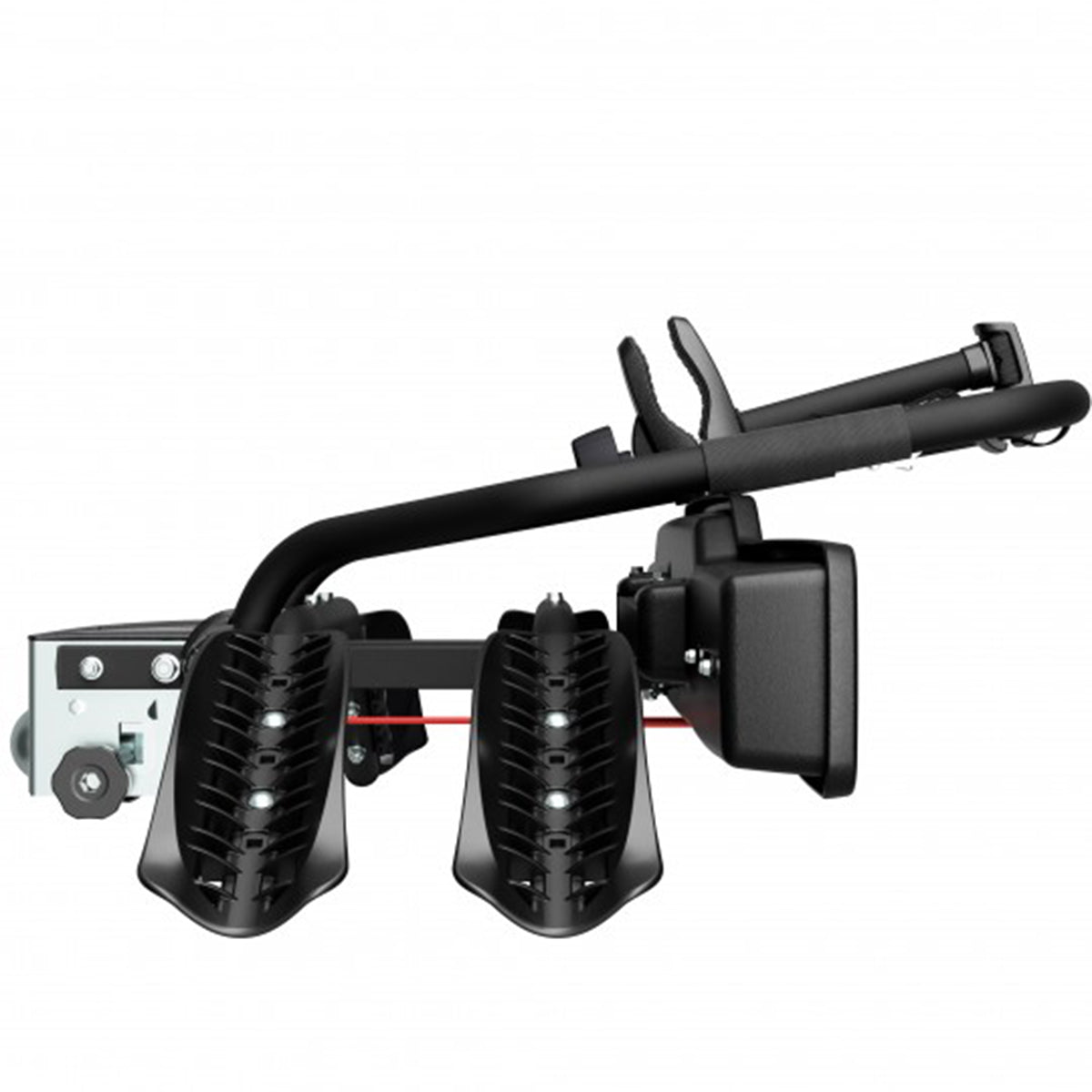 Suport 2 biciclete Peruzzo Siena 668N cu prindere pe carligul de remorcare, Negru