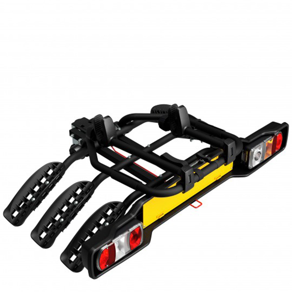 Suport 3 biciclete Peruzzo Siena 668/3N cu prindere pe carligul de remorcare, Negru