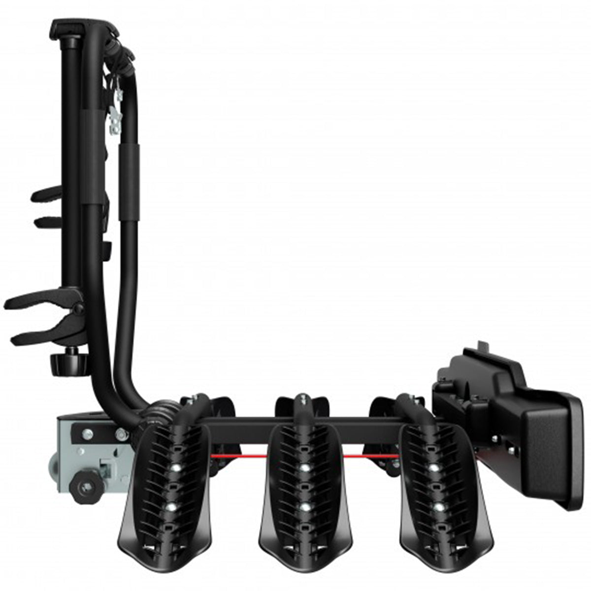 Suport 3 biciclete Peruzzo Siena 668/3N cu prindere pe carligul de remorcare, Negru