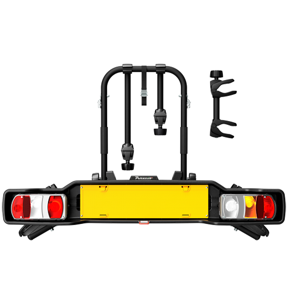 Suport biciclete Peruzzo Parma 4 biciclete 706/4N negru cu prindere pe carligul de remorcare