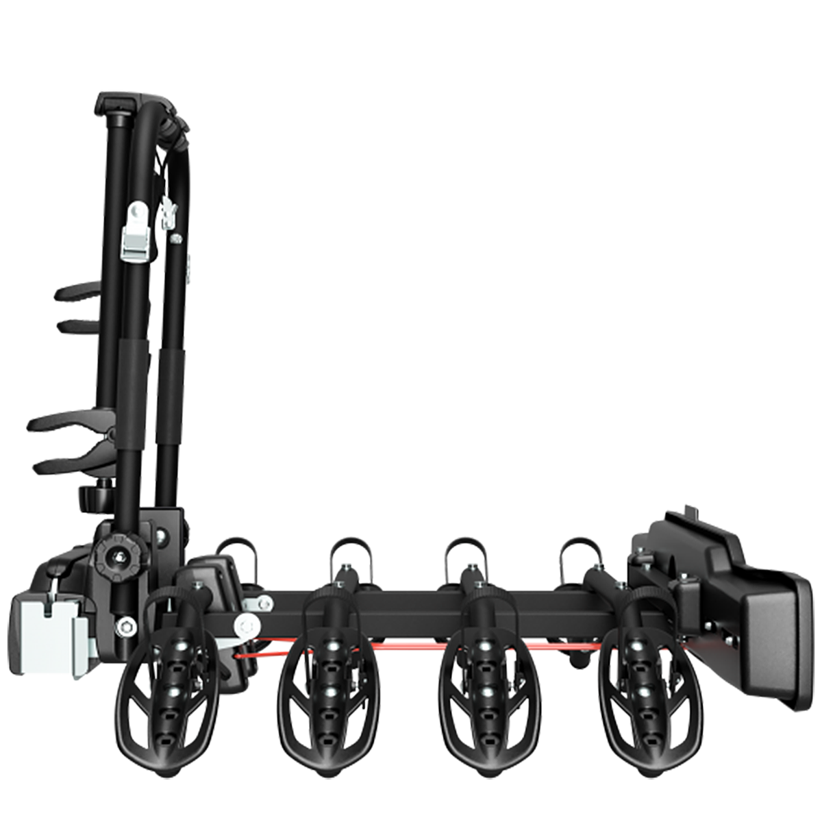 Suport biciclete Peruzzo Parma 4 biciclete 706/4N negru cu prindere pe carligul de remorcare