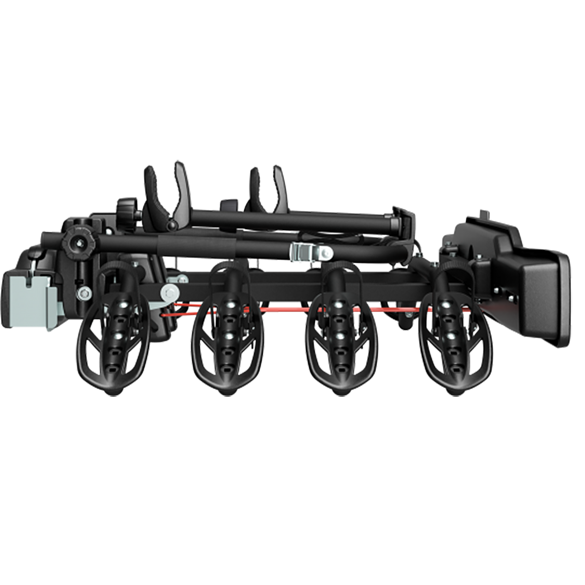 Suport biciclete Peruzzo Parma 4 biciclete 706/4N negru cu prindere pe carligul de remorcare