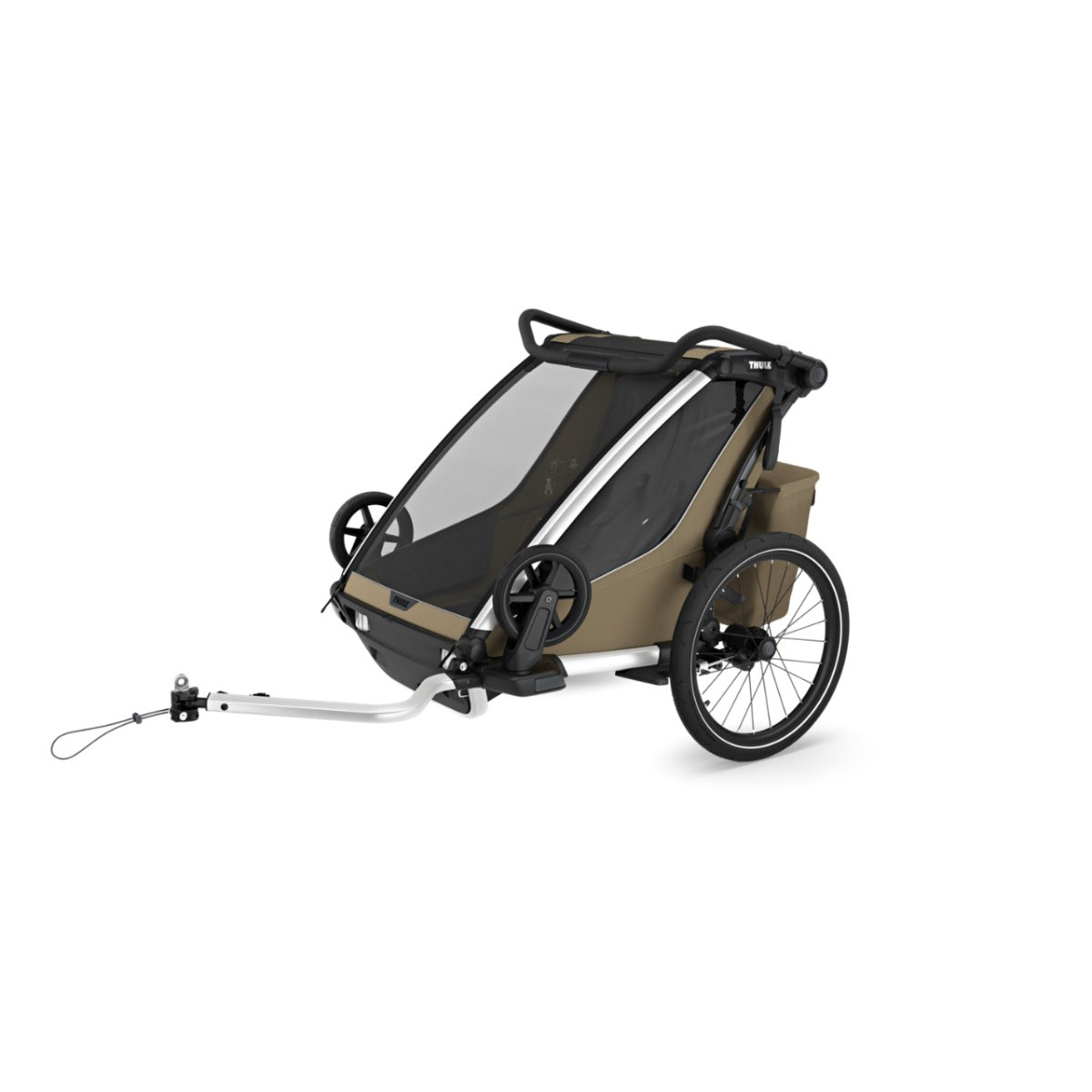 Carucior multisport double Thule Chariot Cross 2 Faded Khaki