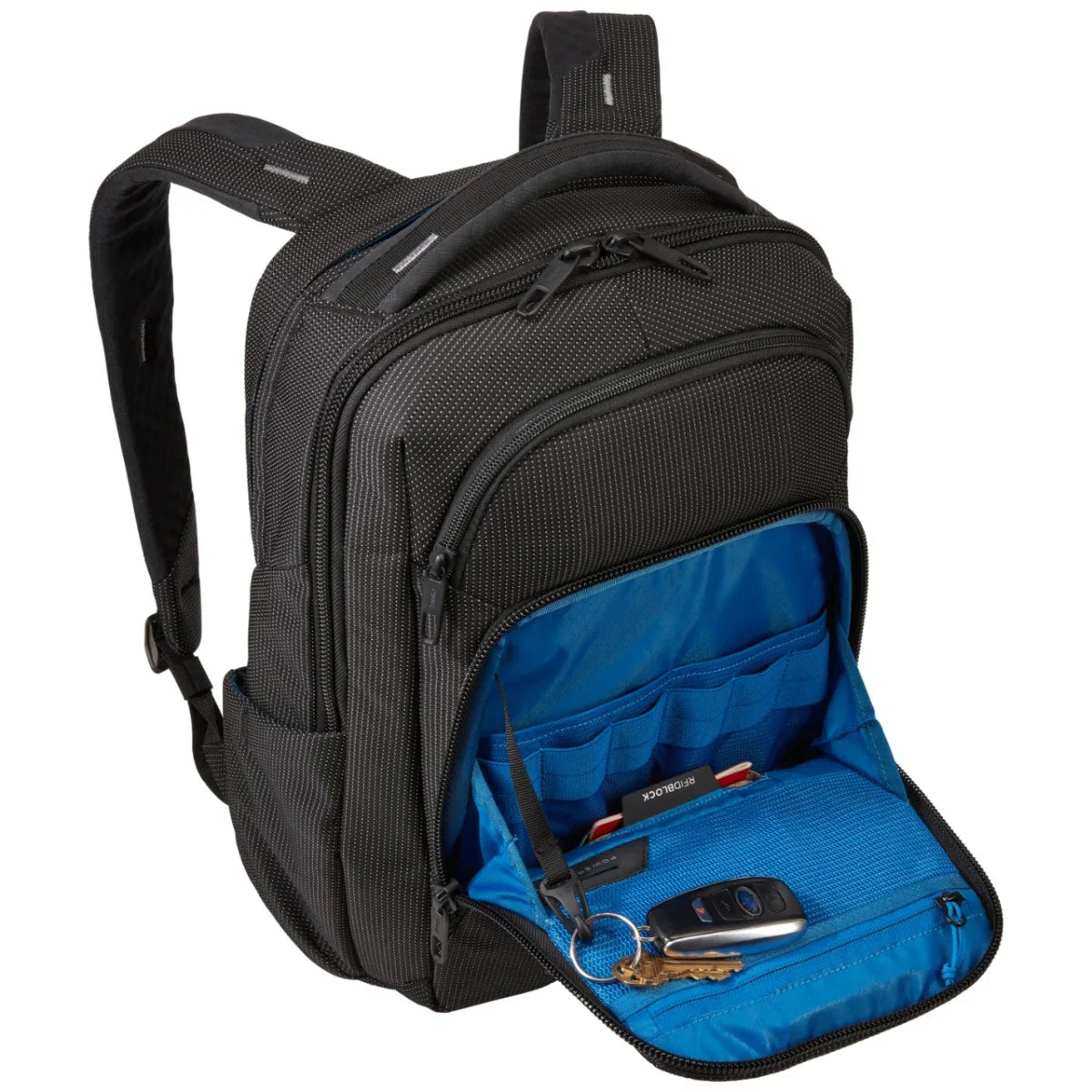 Rucsac urban cu compartiment laptop, Thule, Crossover 2 Backpack, 20L, Negru