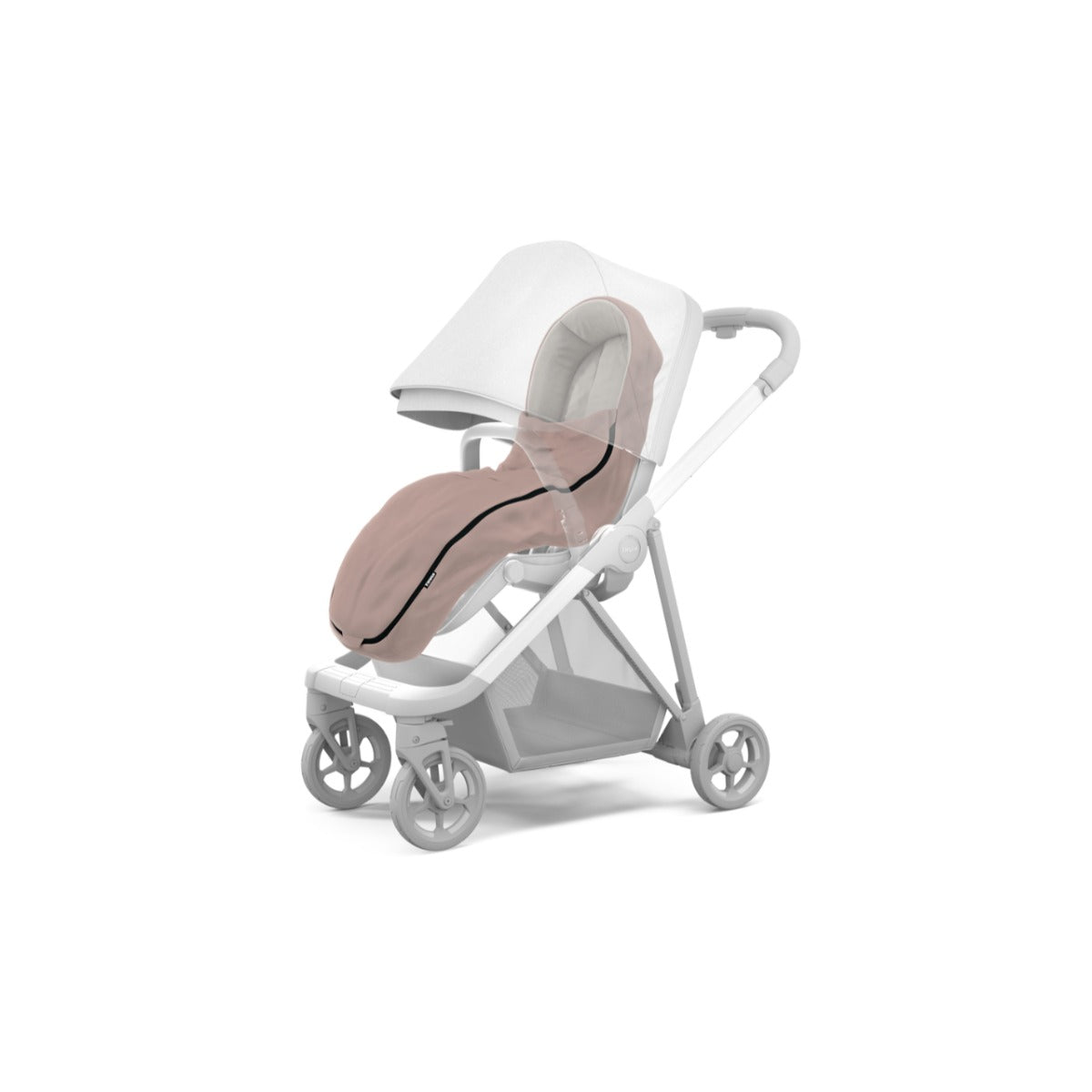 Thule Footmuff - Sac de dormit pentru copil, Misty Rose