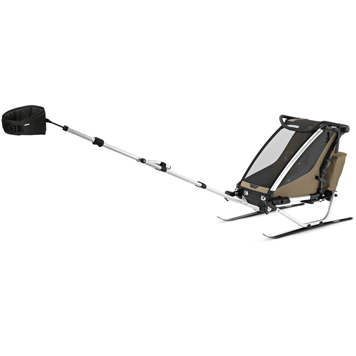 Carucior multisport single Thule Chariot Cross 2, Faded Khaki
