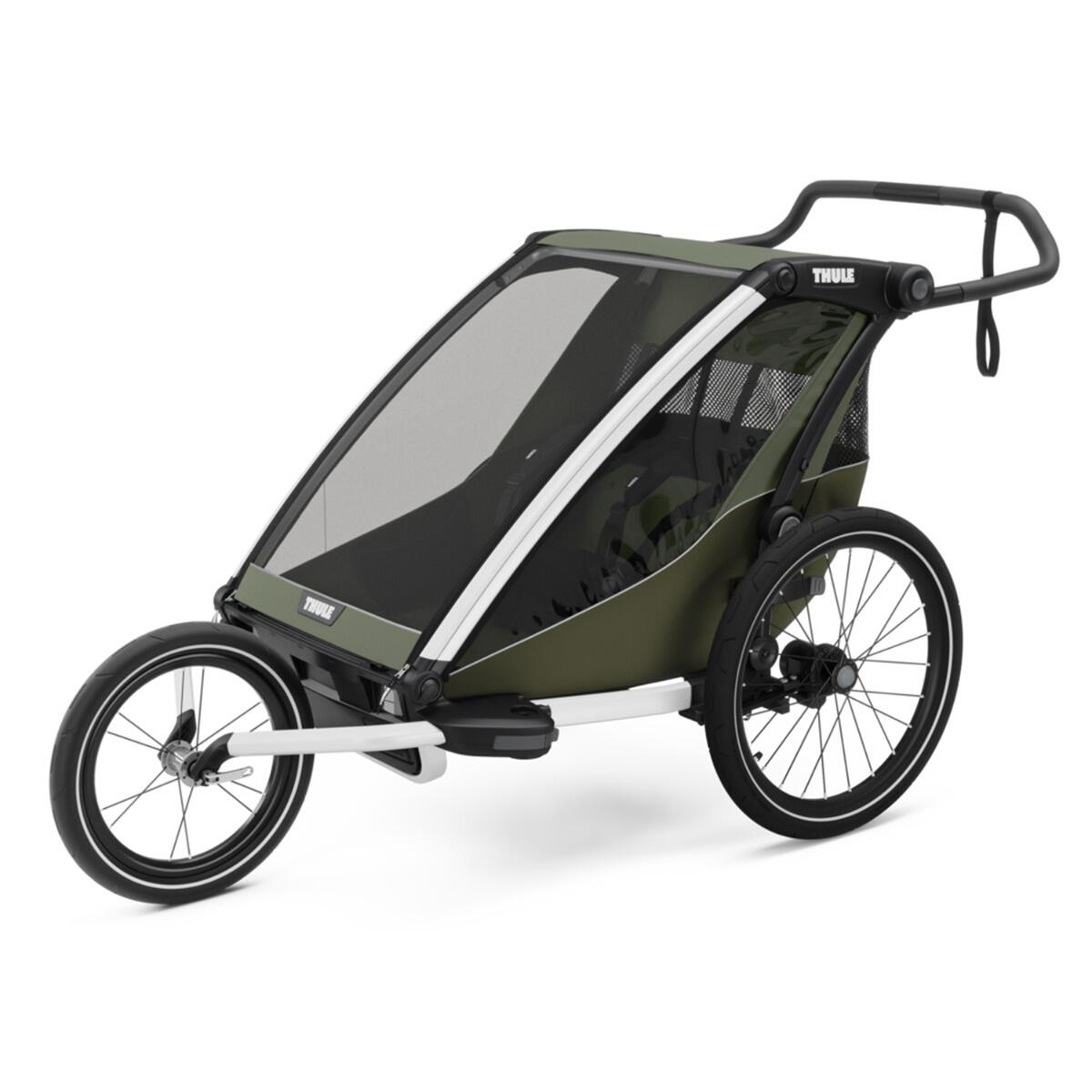 Carucior multisport Thule Chariot Lite double, Vintage Green