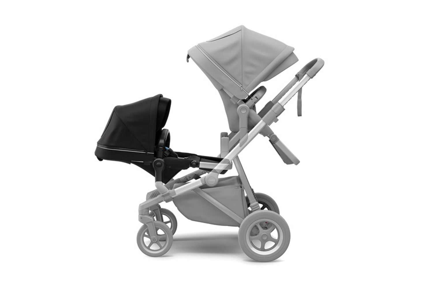 Accesoriu Thule Sleek Sibling Seat - Scaun suplimentar pentru Thule Sleek Midnight Black