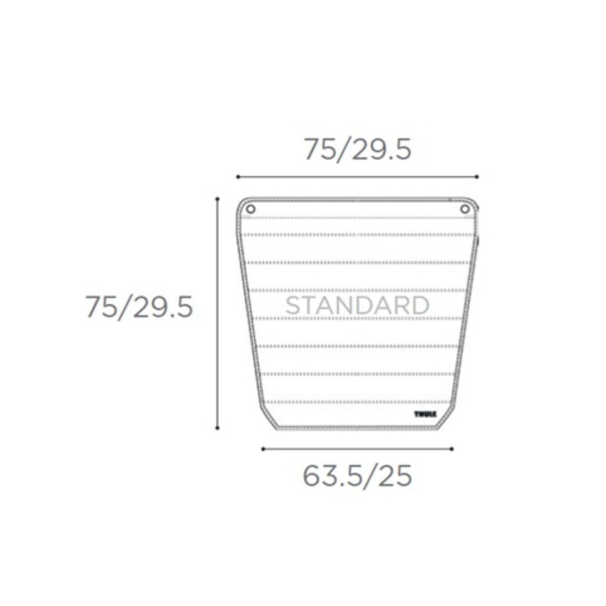 Protectie portbagaj pentru cusca auto caini Thule Allax Standard