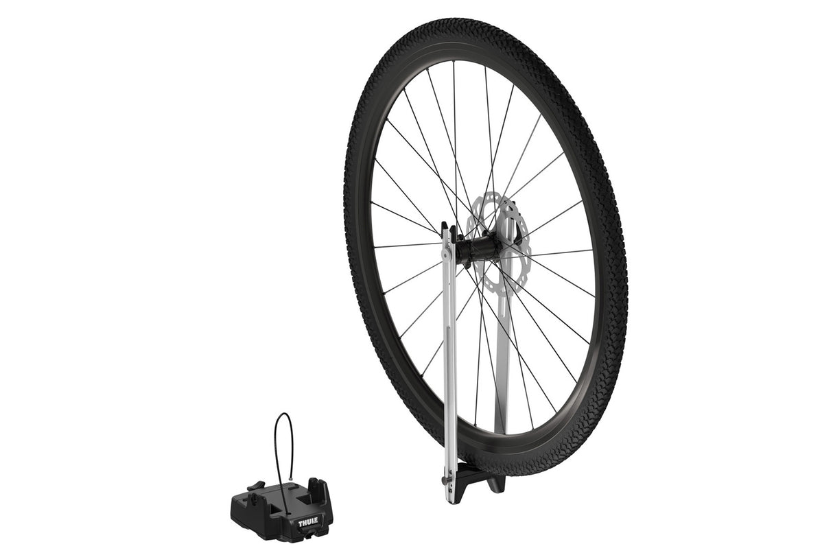 Suport pentru prinderea rotii pe barele transversale Thule Front Wheel Holder 547001