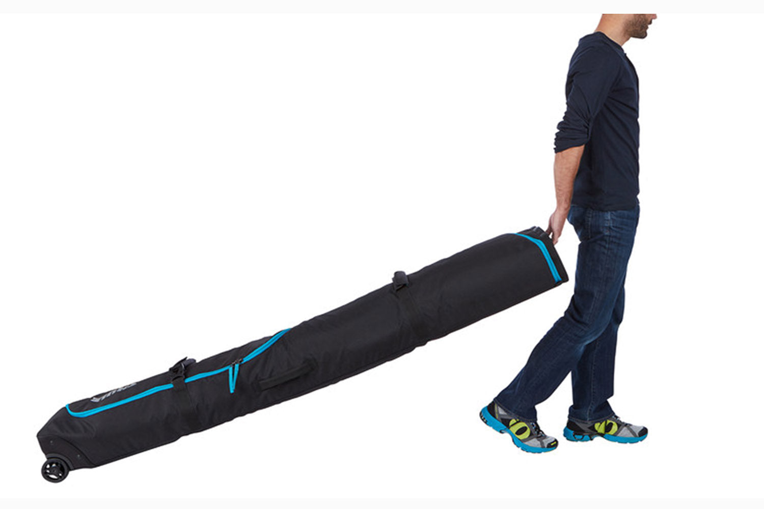 Geanta schi Thule RoundTrip Double Ski Roller 175cm Black