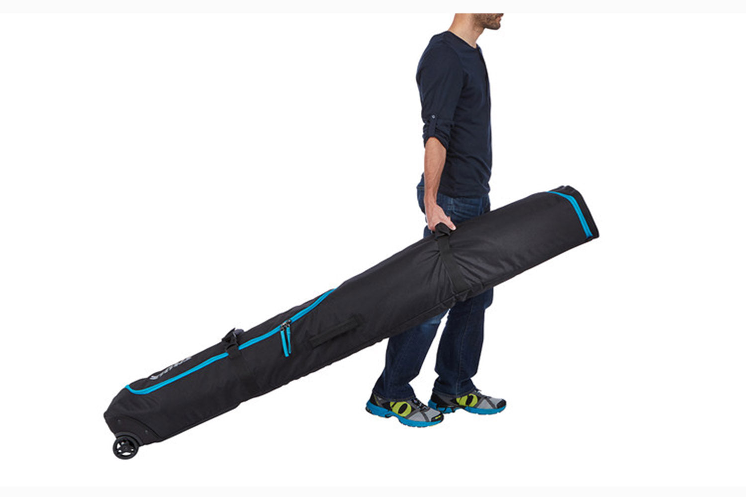 Geanta schi Thule RoundTrip Double Ski Roller 175cm Black