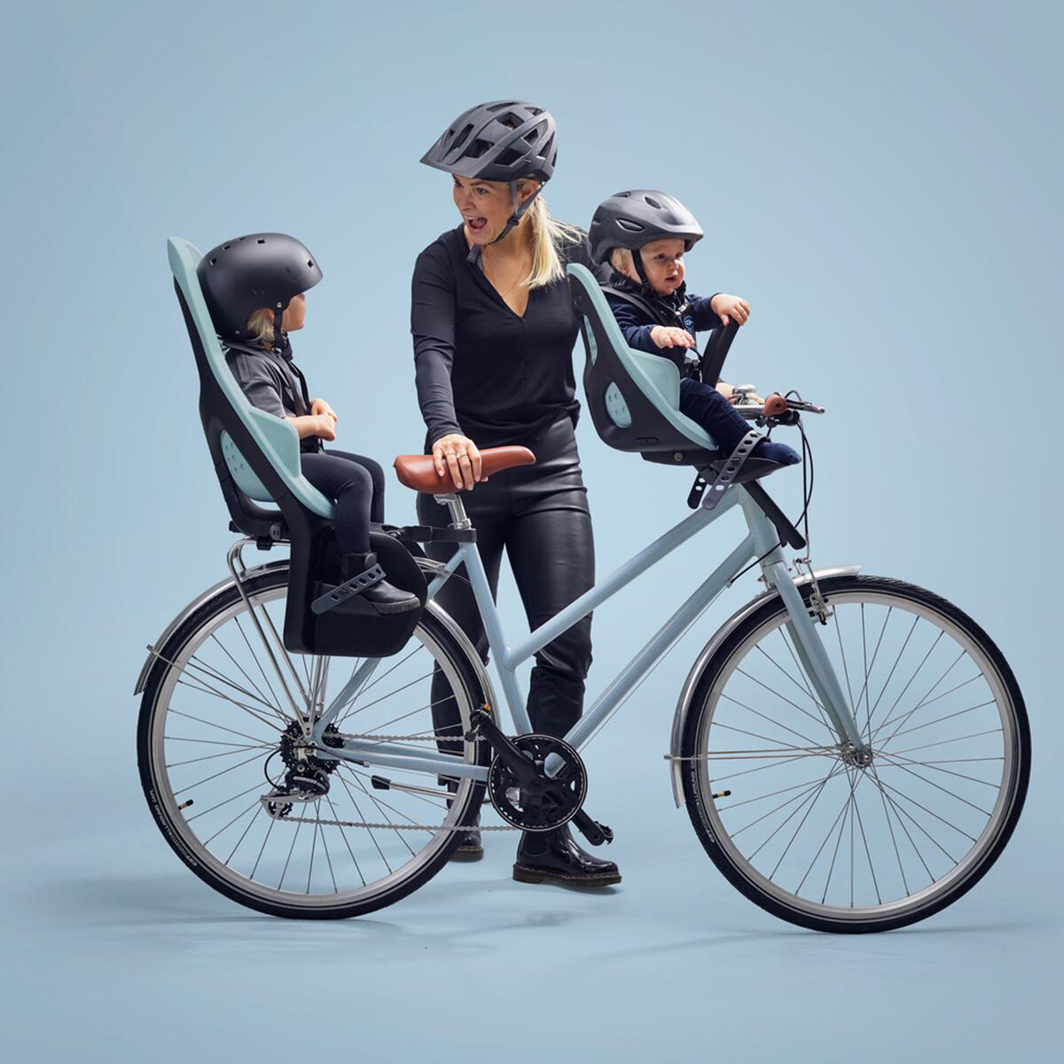 Scaun pentru copii, cu montare pe bicicleta in fata - Thule Yepp 2 Mini Front mounted, Midnight Black