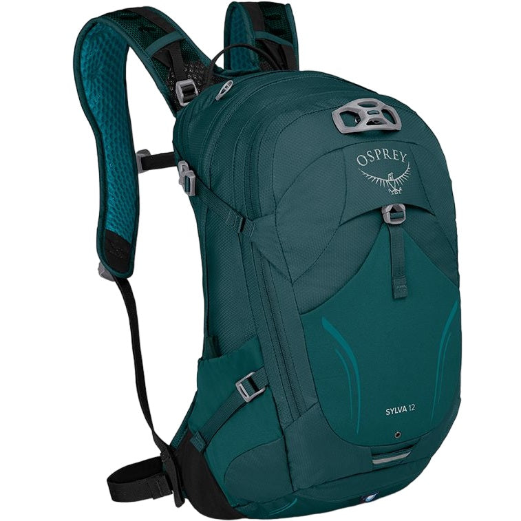 Rucsac Ciclism Damă Osprey Sylva 12 Verde – MTB, Ventilație AirSpeed & Husă Ploaie