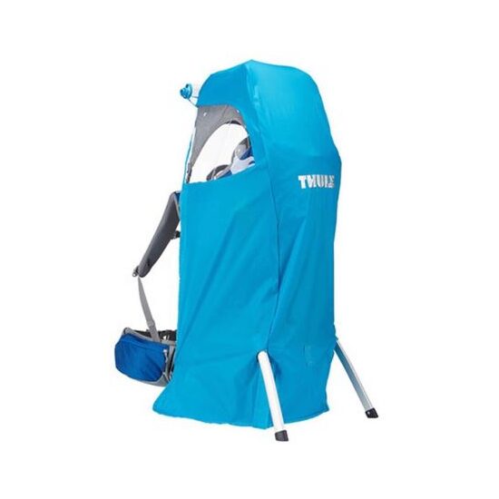 Husa de protectie ploaie pentru rucsacuri transport copii, Thule, Sapling Child Carrier, Albastru