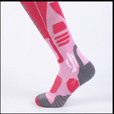 Sosete Ski/snowboard Tehnice 30% Lână  merino"SNOW" - Termice & Ergonomice, (ROZ), marime M (35-38)